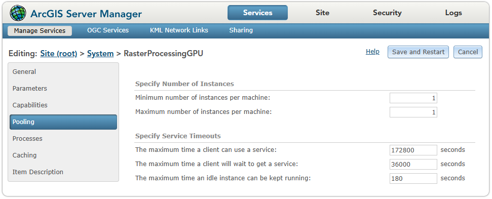 Set up the raster processing GPU. Set up the raster processing GPU.
